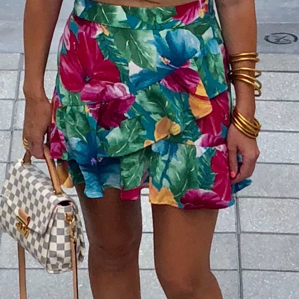 MuMu Barbie Floral Skirt